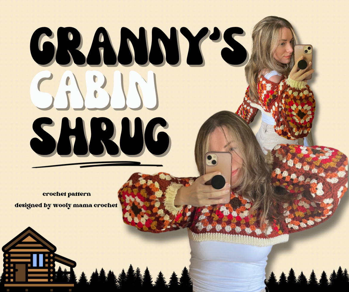 Granny’s Cabin Shrug | Free Crochet Pattern