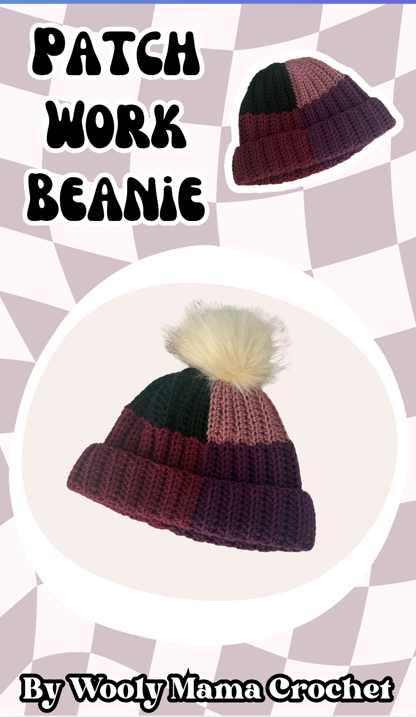 The Patchwork Beanie! | A Free Crochet Pattern