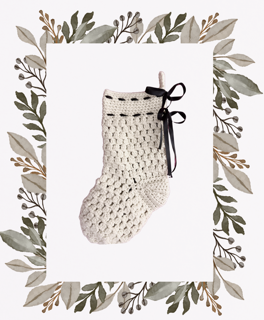 The Boho Stocking – An Easy & Free Holiday Crochet Pattern