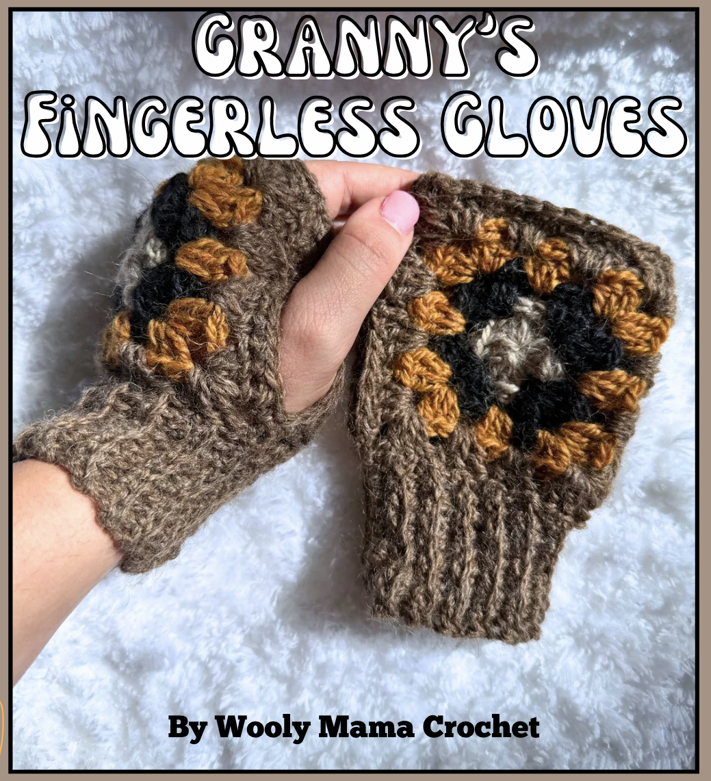 How to Make Granny’s Fingerless Gloves: FREE CROCHET PATTERN
